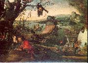 Mandyn, Jan Landscape with the Legend of Saint Christopher oil painting on canvas